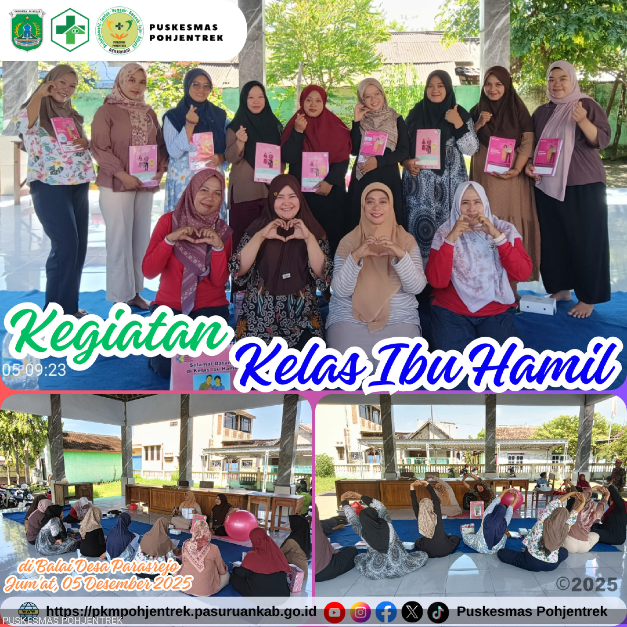 Kelas Ibu Hamil Desa Parasrejo: Wujud Pendampingan Puskesmas Pohjentrek untuk Persalinan Aman dan Nyaman